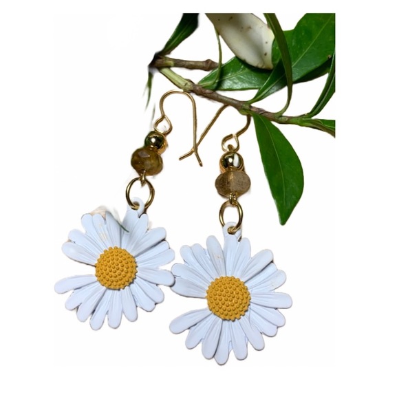 Jewel Design by Grace Jewelry - Sweet Daisy/Tourmaline/10k gf ball earrings
